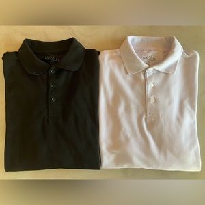 Bundle of 2 Galaxy by Harvic Long Sleeve Polos LG